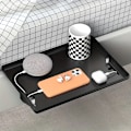 Miniatyrbillede 1 af 5: Sengebordshylde til soveværelset, skrivebordsopbevaring og afslutningshylde, rektangulær bakke