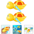 Miniatyrbillede 2 af 5: Babybadelegetøj, Badekar Wind Up Turtle Legetøj, Svømmeskildpadde Legetøj Baby Badekar Skildpadde Legetøj Svømning Urværk Vand Legetøj 2 stk.