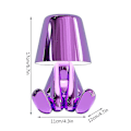 Miniatyrbild 2 av 2: Liten gyllene man LED-bordslampor Touch Control Dimbar lampa Bar Nattljus（Mr WHAT）