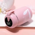 Miniatyrbillede 1 af 5: Termokande kop, vandflaske i rustfrit stål, temperatur LED display (320 ml, pink)