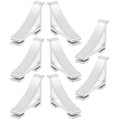 Pikkukuva 2 / 3: 8 kpl pakastimen hyllypidikkeet Jääkaapin tukikoukut Jääkaapin hyllyn pidikkeet pakastinpidikkeet (alumiinikoko 4) (3,5 x 2,5 cm), kuten kuvassa)