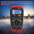 Miniatyrbillede 2 af 4: Digital Capacitance Meter, Capacitor Pro Tester 0.1pf - 20000uf Med LCD-baggrundsbelysning Max 1999 Display