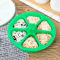 Miniatyrbilde 2 av 6: 6 hulrom Triangle Sushi Form Onigiri Risball Trykk Maker Non-stick Sushi Maker Verktøy For Tang Koriander Risballer