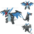 Miniatyrbild 3 av 5: Elf Plush MegaXY Version Charizard Mega Charizard Evolution Version Rayquaza Sky Dragon Toy[HSF]（21-25cm，Xversion blå）