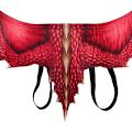 Miniatyrbilde 3 av 6: Halloween Karneval Voksen Dekorasjon Vevde Drage Vinger Cosplay Prop Vinger