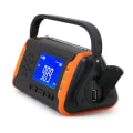 Miniatyrbild 3 av 5: Orange Multifunktionell Katastrofberedskap Väderradio Handvev Ficklampa Radio Sol Nöd Handvev Generator Radio