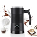 Miniatyrbilde 1 av 6: Melkeskummer, 4 i 1 varm/kald skummemaskin, avtakbart non-stick interiør, 11,84oz/350ml, elektrisk automatisk melkeskummer og damper for kaffe