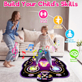 Miniatyrbilde 5 av 6: Dansematte for jentegaver: Beste dansematte med Bluetooth-musikk, dansefester, festutstyr, leker for gutter og jenter i alderen 3, 4, 5, 6, 7, 8, 9 og 10 år