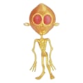 Miniatyrbillede 3 af 3: Vent Alien Tricky Toys Udluftningslegetøj Stor Spøgelseskranie Legetøj Boder Legetøj 5ml A