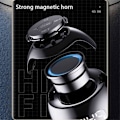 Miniatyrbild 4 av 6: Digital väckarklocka för sovrum, väckarklocka för barn, bländande högtalare, väckarklocka, USB-port, med Bluetooth, litet nattljus