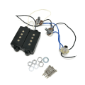 Pikkukuva 1 / 5: P Bass Humbucker Pickup Esijohdotetut set W/ 1t1v 1jack, 4 String Bass Pi