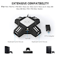 Miniatyrbild 1 av 5: Tangentbord Mus Adapter Styrenhet Converter Adapter För Switch/ps4/ps4 Pro/ps4（Svart）