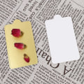 Miniatyrbilde 4 av 4: 100 stk rektangulære mousse kakebrett, kvart ark kakebrett Fettfast gullpapir Cupcake Dessert Viser brett for bryllupsbursdagskake（S）