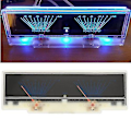 Miniatyrbillede 1 af 5: Effektforstærker Panel Dual Analog VU Meter Lydniveau dB Meter Med Backlit Hot