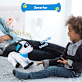 Miniatyrbilde 6 av 6: Fjernstyrt robot-hundeleke, programmerbar interaktiv og smart dansende roboter for barn 5 år og oppover, RC stuntleketøy hund med lyd LED-øyne