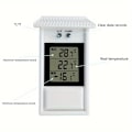 Miniatyrbillede 2 af 5: Digitalt termometer, husholdningshave termometer til drivhusplantning, have termometer med hukommelsesfunktion