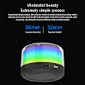 Pikkukuva 2 / 6: Kannettava RGB-lamppu Langaton Bluetooth 5.0 Minikaiutin, Tunnelmavalo Subwoofer Ulkoilmajuhliin Leirintään