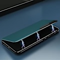 Miniatyrbillede 4 af 5: Til Samsung Galaxy S24 Magnetic Flip Case, Ultra Slim Pu Læder Taske med Clear View Sidevindue Ki（orange，S24）