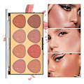 Pikkukuva 3 / 5: Kahdeksan värin puuteri poskipunalevy Pearlescent Powder Blusher Powder kirkastaa