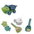 Miniatyrbilde 1 av 5: Dinosaur Engineering Vehicle Toy Set, Strandleker for Gutter og Jenter, Morsomt Lekebil