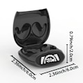 Miniatyrbillede 2 af 6: Ultra lang standby trådløs hovedtelefon headset - Ultra tynd on-ear sports bas til Android og iOS