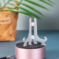 Miniatyrbilde 3 av 5: 12 stykker plast staffeli tallerken stativer sammenleggbare plater display stativer-gjennomsiktig 6 tommer