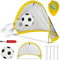 Miniatyrbillede 1 af 5: Sammenfoldelig fodboldmål, fodboldlegetøjsmål, bærbar fodboldbur, fodboldmål med minibold til 3+ LO-Ron