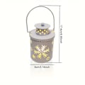 Miniatyrbilde 3 av 5: Elektroniske julelys i retro-stil med LED-lys, LED-lykter, dekorative julelys, kreative innendørs- og utendørs stemningslys