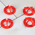 Miniatyrbillede 5 af 5: 100 stk. fliseudjævner spiraler hat/afstandssæt Arbejdsbesparende flisenivelleringssystem til vægfliser（1,5 mm，spiralbase）