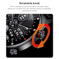 Miniatyrbilde 5 av 6: Smartklokke IP67 vanntett sportsklokke BT5.1 Smart Watch Fitness Tracker Multifunksjonell klokke Kompatibel med Android5.0/iOS10.0
