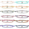 Miniatyrbillede 4 af 5: Flettet Armbånd, Farverige Håndlavede String Wrap Armbånd, Justerbare, Armbånd Håndlavede Venskabsarmbånd Multi Color