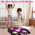 Miniatyrbilde 4 av 6: Dansematte for jentegaver: Beste dansematte med Bluetooth-musikk, dansefester, festutstyr, leker for gutter og jenter i alderen 3, 4, 5, 6, 7, 8, 9 og 10 år