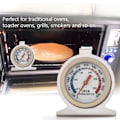 Miniatyrbillede 2 af 6: Ovntermometer op til 300°c rustfrit stål ovntermometer køkkentermometer grilltermometer med krog øjeblikkelig aflæsning til køkken