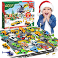 Miniatyrbillede 1 af 5: Adventskalender 2024, børnebil, legetøj, små gaver