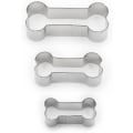 Miniatyrbilde 1 av 5: Dog Bone Cookie Cutter Set, rustfritt stål, 3-delt Xxf