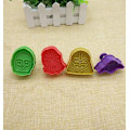 Miniatyrbillede 3 af 5: 4 stk Star Wars Cookie Cutter Plast Fondant Cutter Multi-farve Kiks Cutter 3d Cookie Cutter Sæt Star Wars Bageform