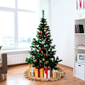 Miniatyrbillede 4 af 5: Juletræsskørt i linned - Juletræstæppe