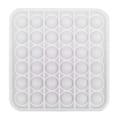 Miniatyrbillede 1 af 4: Stuff Certificeret Pop It - Fidget Anti Stress Toy Bubble Toy Silikone Firkantet Hvid