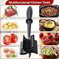 Miniatyrbillede 4 af 6: Kødhakker til hamburger, premium varmebestandig moser og smasher til hakket oksekød, hakket kalkun og mere, non-stick mixhakker