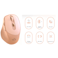 Miniatyrbillede 5 af 6: Trådløs Bluetooth Dual Mode Mus Bærbar Genopladelig Lydløs Kontor Spil Mus