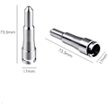 Miniatyrbillede 6 af 6: Dampstangs til Delonghi ECP3420/310/330/EC9335/9665/EC680685/ECAM22.110.SB Kaffemaskine, Rustfrit Stål Espresso Dampdyse