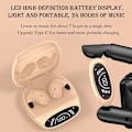 Miniatyrbillede 6 af 6: Ultra lang standby trådløs hovedtelefon headset - Ultra tynd on-ear sports bas til Android og iOS
