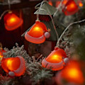 Miniatyrbillede 3 af 5: Vinterstrenglys 1,5m 10 LED Batteridrevet til Jul Vinter Nytår Fest Bryllup Hjem Soveværelse Dekoration