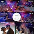 Miniatyrbillede 6 af 6: Aurora Borealis Bluetooth Stjerneprojektor Åndedræt Ambient Light Soveværelse LED Nattelys Andre Hjemmedekorationer