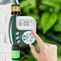 Miniatyrbild 2 av 6: Automatisk trädgårdsbevattningstimer, digital bevattningsmaskin, smart utomhusbevattningstimer