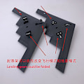 Miniatyrbillede 5 af 5: Diecast 1/200 skala B2 Usaf B-2a bombefly modelflyvemaskine flymodel legetøj til udstillingssamling（A）