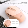Miniatyrbillede 3 af 6: Trådløs Bluetooth Dual Mode Mus Bærbar Genopladelig Lydløs Kontor Spil Mus