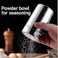 Miniatyrbild 5 av 5: Sockerdispenser. Florsocker Duster Choklad Pulver Shaker Flour Mudderverk