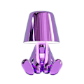 Miniatyrbillede 1 af 2: Lille gylden mand LED bordlamper Touch Control dæmpbar lampe bar natlys（Mr WHAT）
