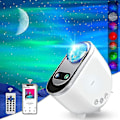 Miniatyrbilde 1 av 5: Nordlysstjerneprojektor, Aurora-projektorer Galaxy Star Projector 6 Hvit støy Stjernehimmel Månelampe -q
